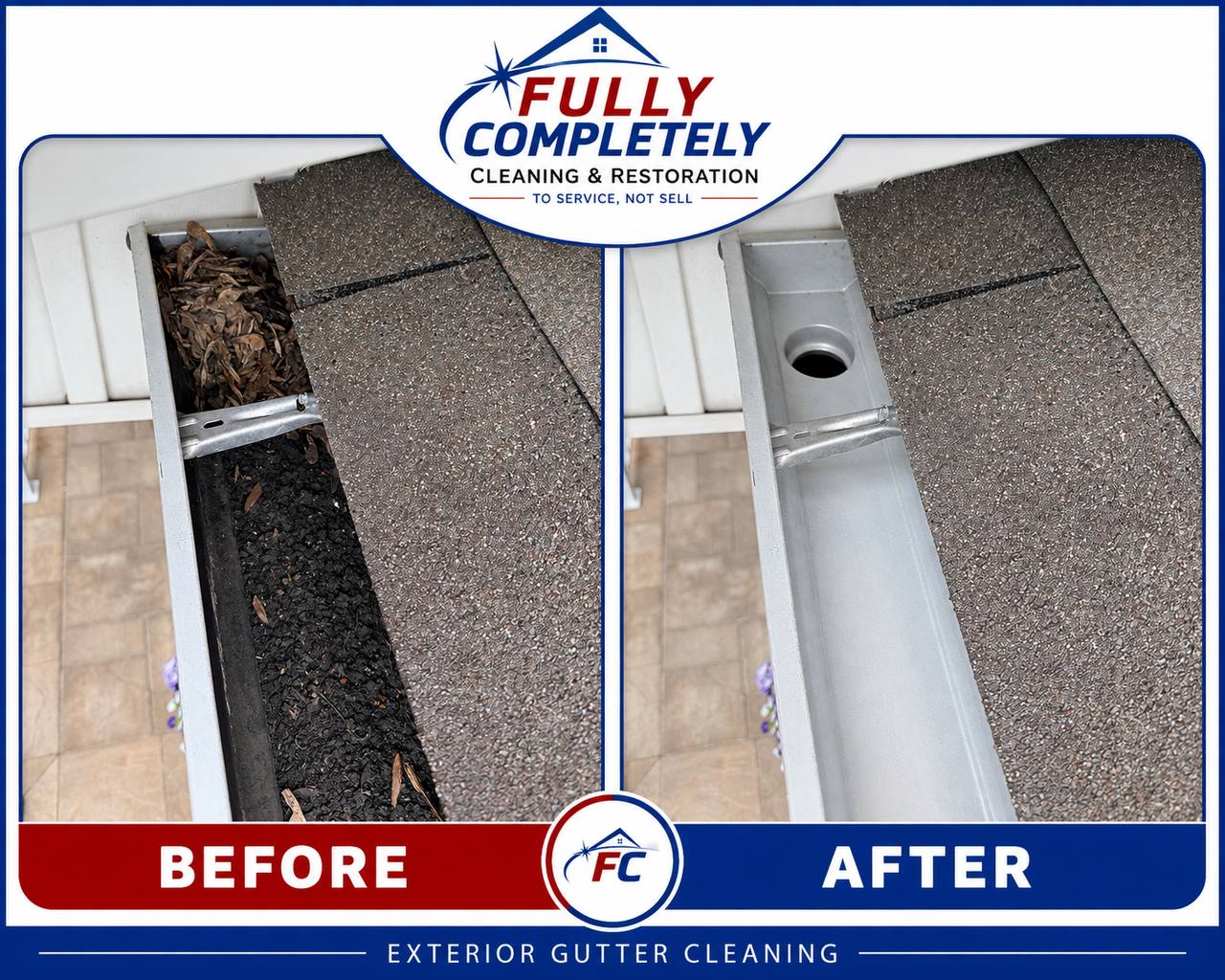 Gutter & Downspout Flushing
